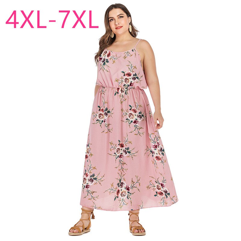 New 2020 summer plus size long dress for women