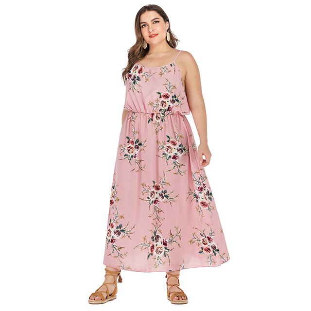 New 2020 summer plus size long dress for women