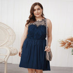 New 2020 ladies summer plus size midi dress