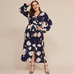 New spring autumn plus size long dress for women