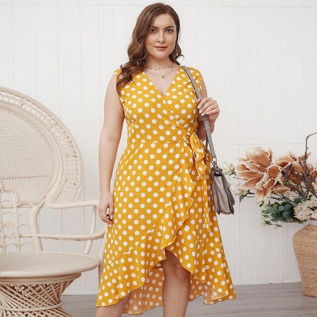 New 2020 ladies summer plus size long dress for women