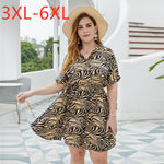 New 2020 ladies summer plus size midi dress for women