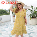 New 2020 ladies summer plus size midi dress for women