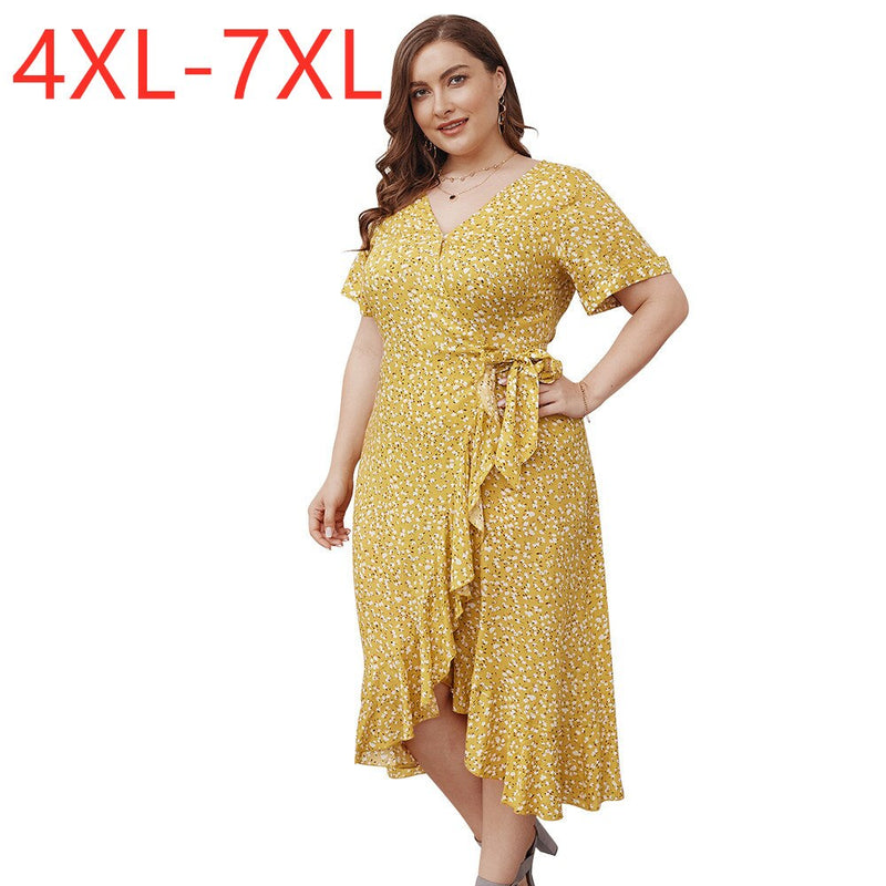 New 2020 summer plus size long dress for women