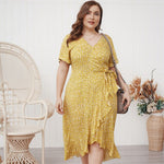 New 2020 summer plus size long dress for women