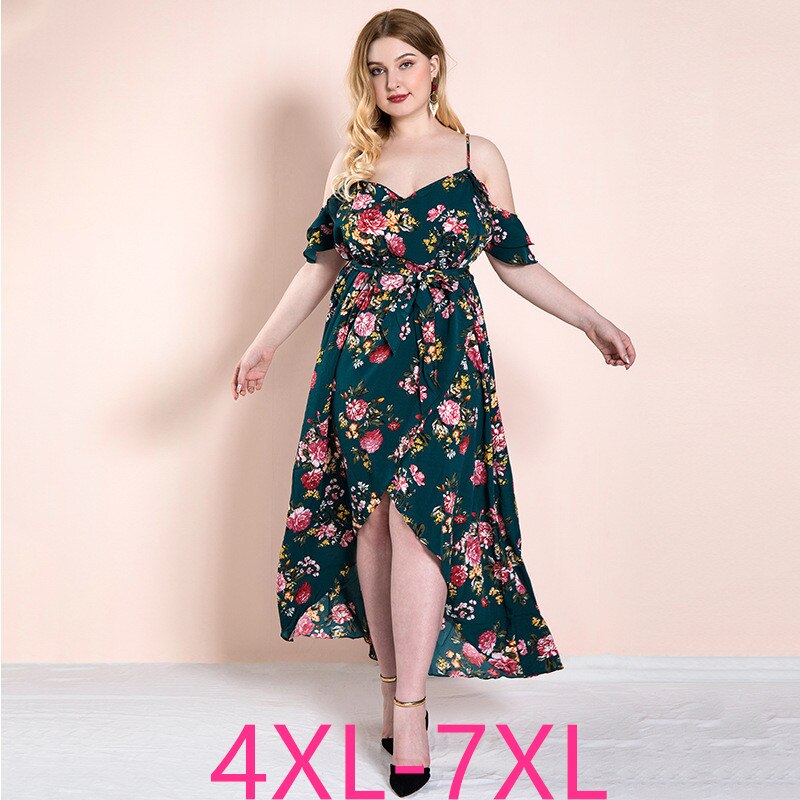 Female new summer plus size long dress for women