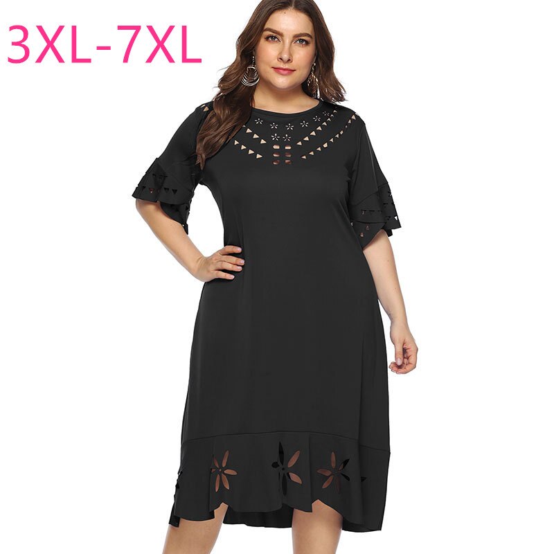 2020 new summer plus size long dress for women