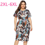 2020 new summer plus size dress for women large casual