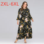 New ladies autumn winter plus size long dress for women