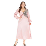 New 2020 spring autumn plus size long dress for women