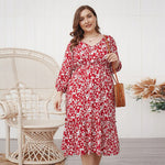 New spring autumn plus size long dress for women