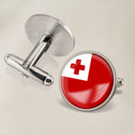 Tonga Flag Cufflinks