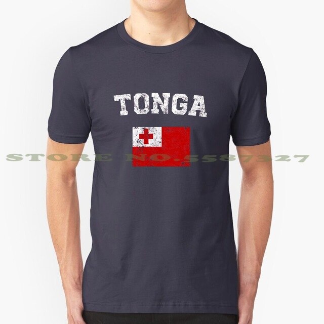 Tongan Flag Shirt - Vintage Tonga