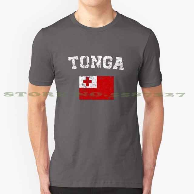 Tongan Flag Shirt - Vintage Tonga