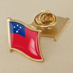 Samoan Flag Emblem Brooch/Badges/Lapel Pins