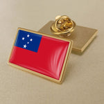 Samoan Flag Emblem Brooch/Badges/Lapel Pins