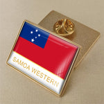 Samoan Flag Emblem Brooch/Badges/Lapel Pins