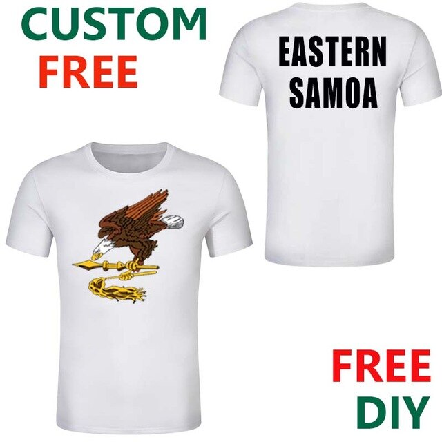 Samoa male t shirt diy free custom