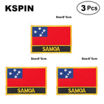 Samoa Rectangular Shape Flag patches