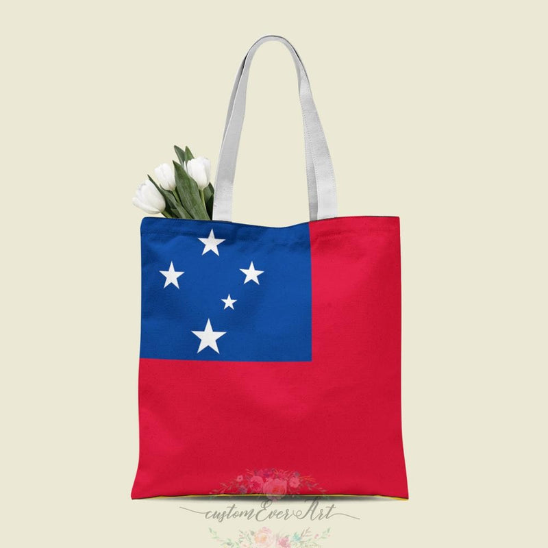 Samoa tote bag custom canvas