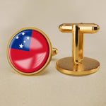 Western Samoa Flag Cufflinks