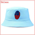 Samoa flag Fingerprint fisherman hat