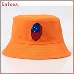 Samoa flag Fingerprint fisherman hat