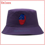 Samoa flag Fingerprint fisherman hat