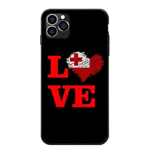 Tongan Flag Phone Cases