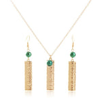 Necklace Pendant Dangle Stud Earrings Set