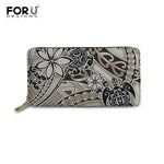 Polynesian Tattoo Monstera Leaf Turtle Pattern Fashion Handbags