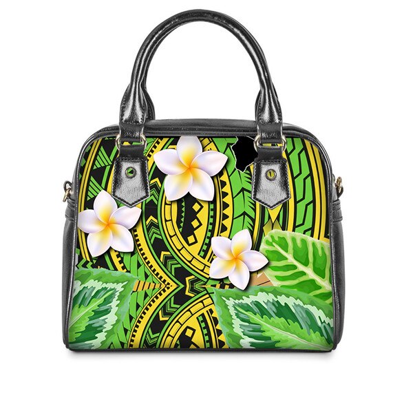 Polynesian Traditional Tribal Flower Pattern Women Handbags