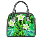 Polynesian Traditional Tribal Flower Pattern Women Handbags