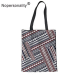 No personality Polynesian Style Canvas Handbag for Women