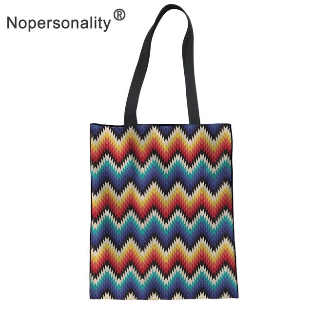 No personality Polynesian Style Canvas Handbag for Women