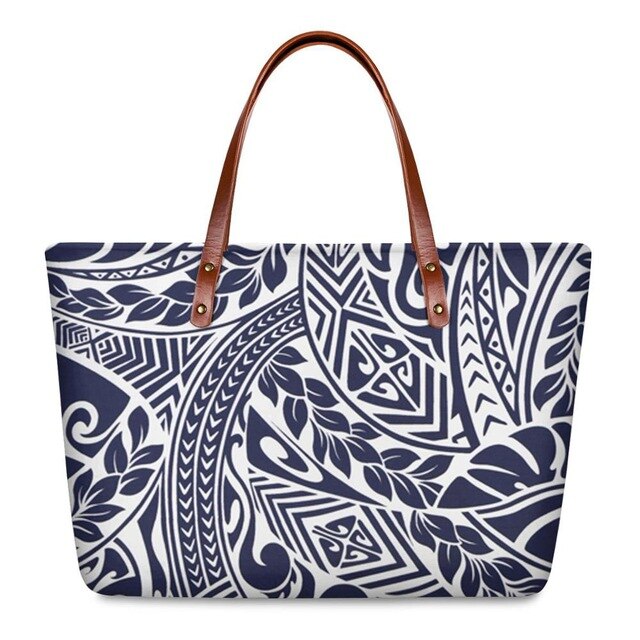 No personality Polynesian Style Handbag Set