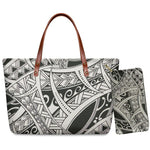 No personality Polynesian Style Handbag Set