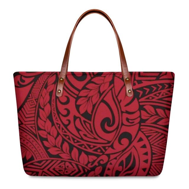 No personality Polynesian Style Handbag Set