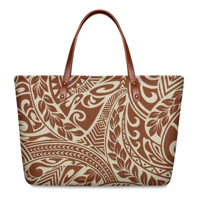 No personality Polynesian Style Handbag Set