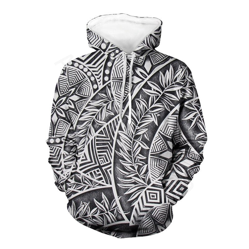 Polynesian Tattoo Design Oversize Sweatshirt Fashion