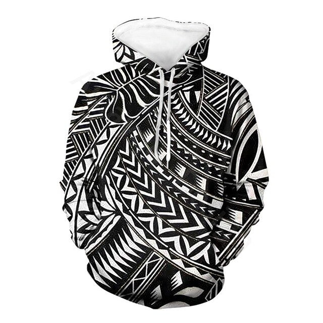 Polynesian Tattoo Design Oversize Sweatshirt Fashion