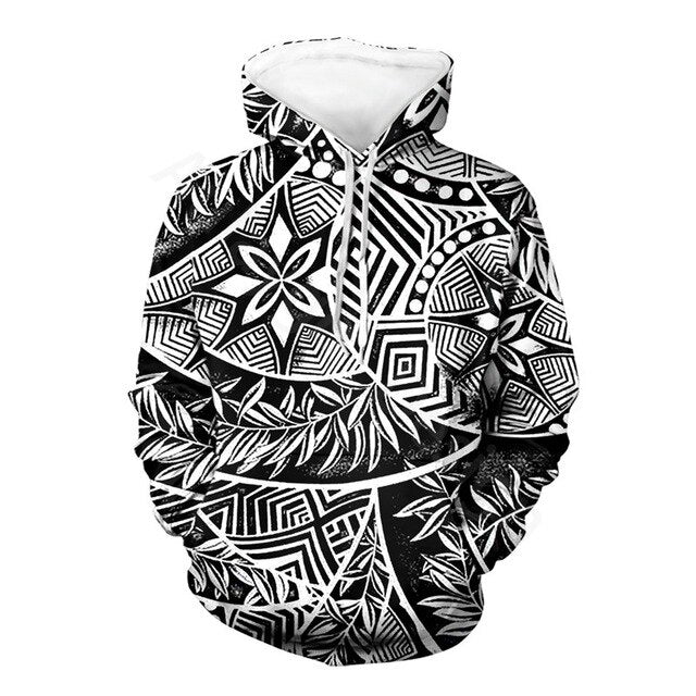 Polynesian Tattoo Design Oversize Sweatshirt Fashion