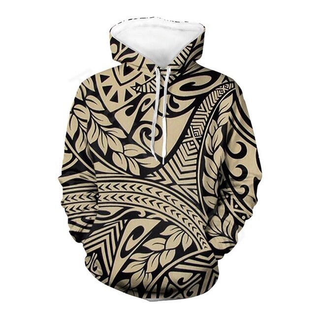 Polynesian Tattoo Design Oversize Sweatshirt Fashion