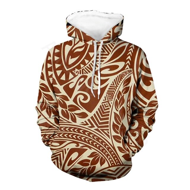 Polynesian Tattoo Design Oversize Sweatshirt Fashion