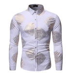 New Men Casual Long Sleeve Shirt Men's Slim Fit