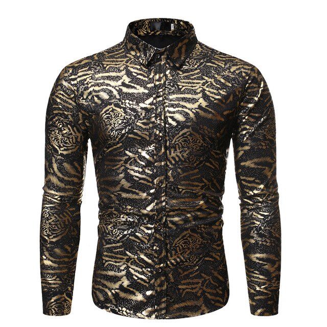 Men Shirt Spring Autumn Long Sleeve Shirt