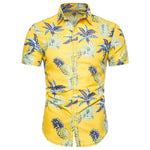 Men's Fashion Print Shirts Casual Button Down