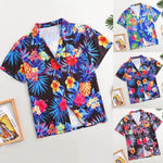 Hawaiian Shirt Tropical Summer Cotton Linen