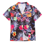 Hawaiian Shirt Tropical Summer Cotton Linen