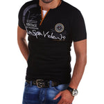 Mens Polo Shirt Short Sleeve Brands Fashion Slim